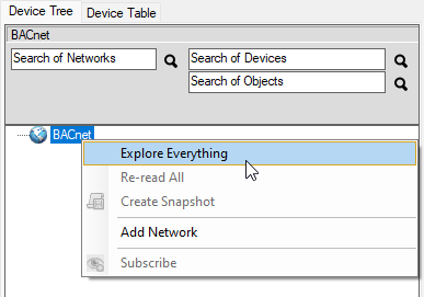Connect to your machine using BACnet/IP