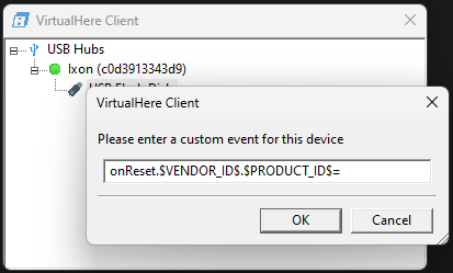 USB over IP can't connect - 'Error 